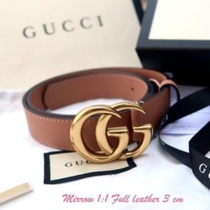 Belt GUCCI GG MARMONT BROWN