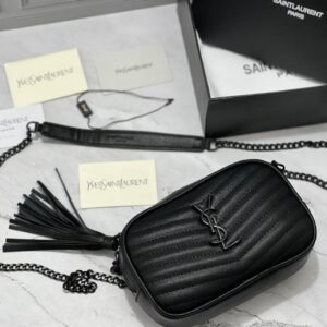 YSL SLING MINI CAVIAR BLACK SHW