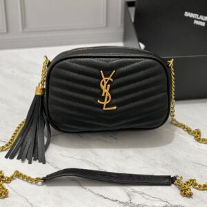 YSL SLING MINI CAVIAR BLACK GHW