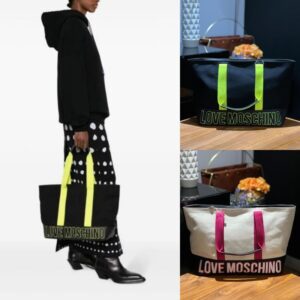 Moschino Free Time canvas shopper