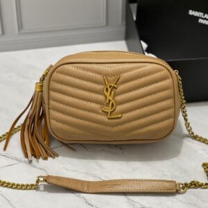 YSL SLING MINI CAVIAR BROWN