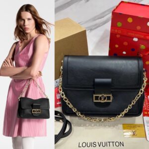LV Louis Vuitton Dauphine Soft MM