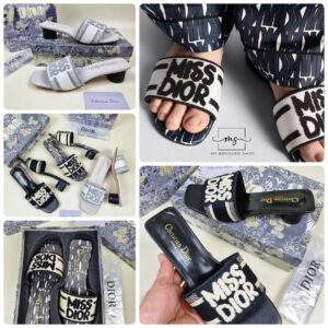 Sendal Dior Dway Heeled Slide