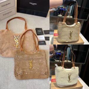 YSL Raffia Summer Bag sz 31cm
