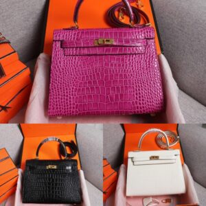 Hermes Kelly Croco sz 28 (10 Warna)