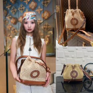 LV Noe Purse Rafia sz 22