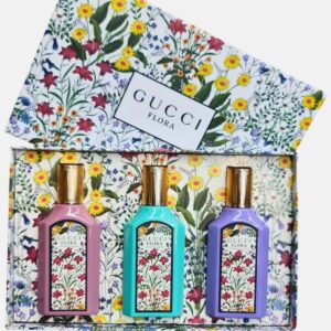 Parfum Gucci Flora 3x30ml Botol semprot Gift Box Set