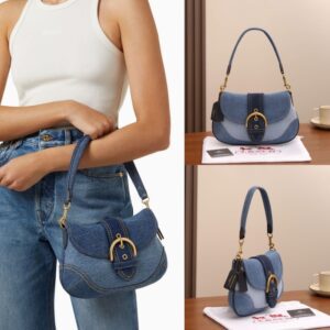 Coach Soho Jeans Denim With Shoulder Bag