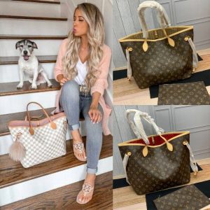 LV NEVERFULL MM (Medium) Classic FULL SERAP AIR