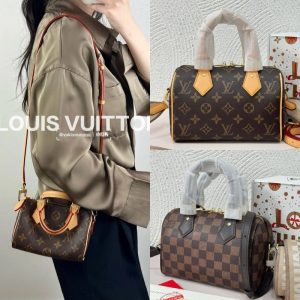 LV Speedy Bandouliere 20cm DOUBLE STRAP MIRROR