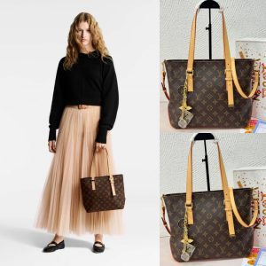 LV Piano Tote Monogram Kulit Asli