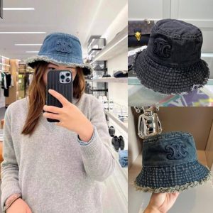 Celine Bucket Hat Denim Premium