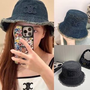 Bucket Hat Celine Denim Premium Quality