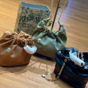 LOEWE Squeeze nappa in leather small bag Genuine Leather