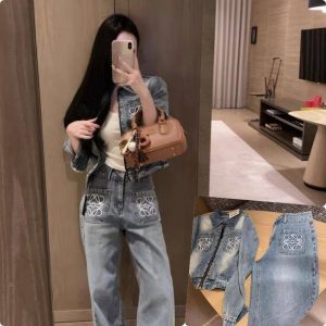 SET LOEWE JACKET JEANS