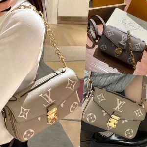 LOUIS VUITTON Metis East West Empreinte Leather Bag