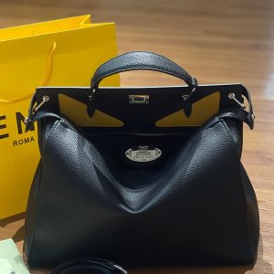 FENDI Selleria Monster Peekaboo in Grained