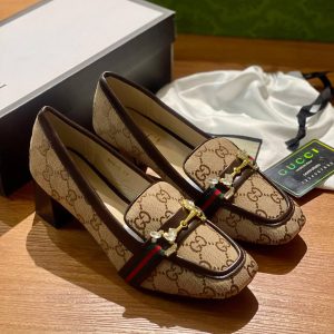 GUCCI GG Vintage Embellished Pumps