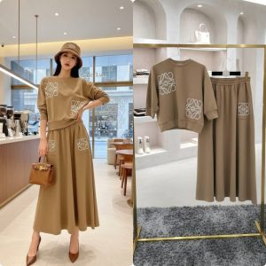 ﻿SET LOEWE SKIRT 🤎