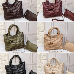 Bottega Small Tote Bag in Bag + Longstrap and Pouch ♥️