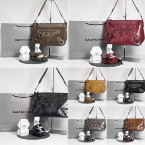 BALENCIAGA Motorcycle Bag Black Hardware