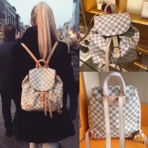 LV Sperone Backpack MM Damier Azure sz 31*20*30 cm