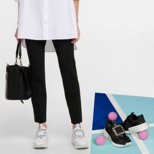 Roger Vizier Strass Buckle Marry Mirror 1:1