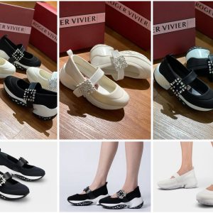 ROGER VIVIER Viv Run Babies Sneaker in Fabric