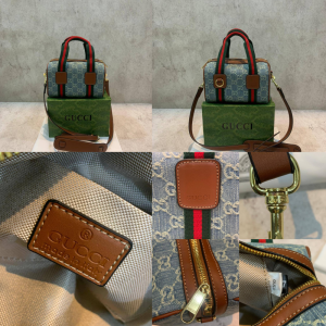 Gucci Speedy Mini Ophidia Denim GG 🦋