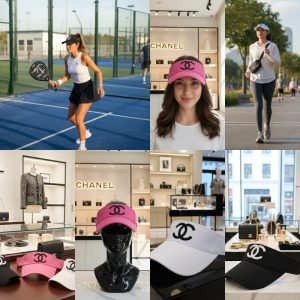Topi Golf Visor Chanel