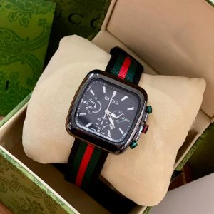 GUCCI Coupe Chronograph Square Watches