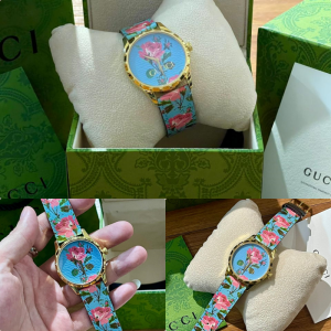GUCCI FLORAL Leather Watches🌺