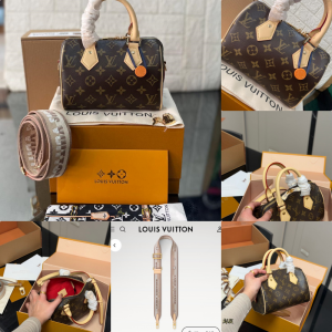 Lv Speedy Bandouliere 20 Monogram With Magnet Box