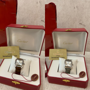 CARTIER Santos Dumont Croc