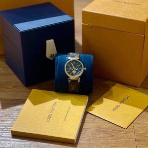 LV Monogram Chronograph Watch For Women 30mm “RHW”  🤎
