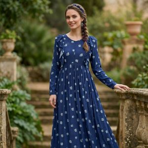 Kaamini Lyra Daily Dress Blue