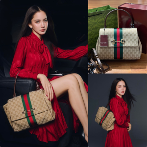 GUCCI Paparazzo Medium Top Handles Bag 🤎