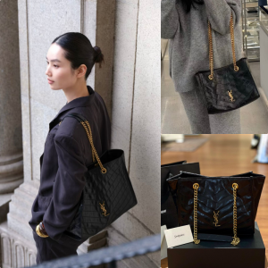 YSL NIKI Small Shopping in Vintage Leather Bag 🖤