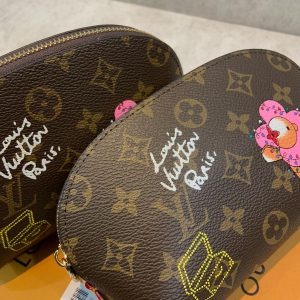 LV Cosmetic Pouch KULAS (kulit asli)