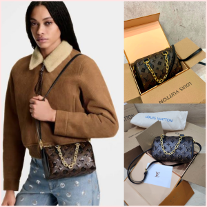 LV Speedy Bandoulière 20 Monogram Sequin Noir