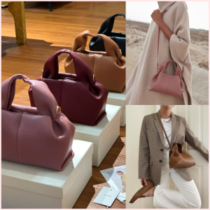 POLENE NEUF Mini in Grained Leather Bag