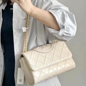 TORY BURCH Fleming Soft Convertible Leather Shoulder Bag ♥️✨
