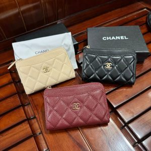 DOMPET CHANEL ZIPPER CARD ♥️✨