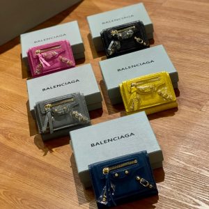BALENCIAGA City Mini Wallet in Leather