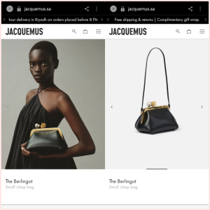 Jacquemus Berlingot Black 🖤✨