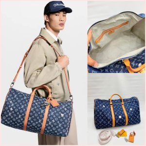 LV KeepAll Denim 50 Other Monogram