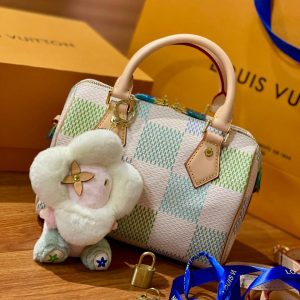 LV Bandouliere Speedy Pistachio Damier 20 Bag 🤍✨