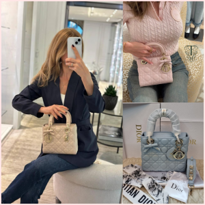 Lady Dior Bow Small GHW 🩷✨