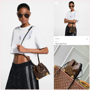 LV Nano Noe Trunk VVIP Top Mirror
