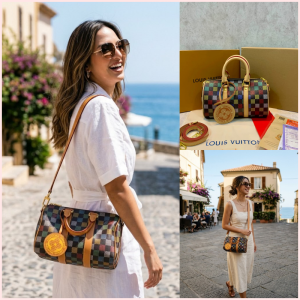 LV Vers Damier Ebene Bandoiler 25 🤎✨